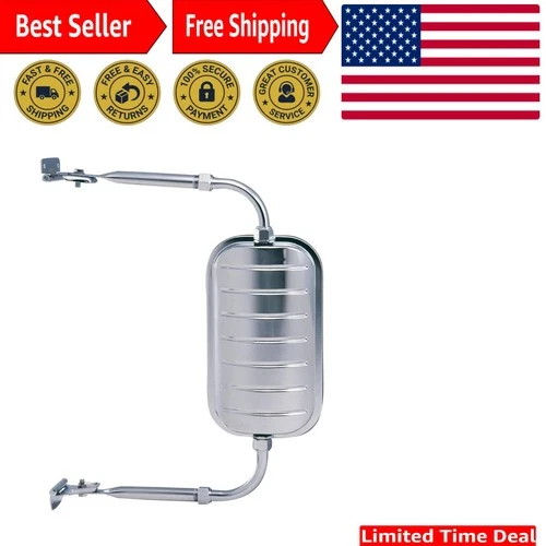 Adjustable Jr. West Coast Mirror - Ideal Replacement for Any Vehicle at 3.77lbs