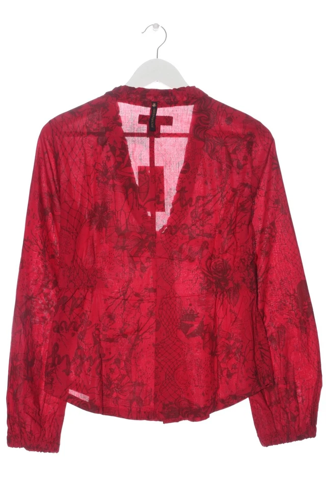 55 DSL Camisa de manga larga Mujeres Camisa de vestir Talla EU 38 rojo - Imagen 2 de 4