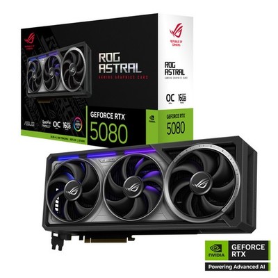 ASUS ROG Astral GeForce RTX 5080 16GB GDDR7 OC GAMING Edition In hand