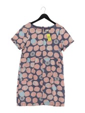 White Stuff A-Line Midi Dress UK10 in Blue