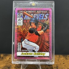 2023 Donruss Marvels - Jackson Holliday - #M3 Pink Fireworks READ.
