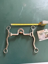 Classic Equine Roller Port western Curb