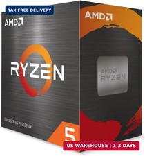 AMD Ryzen 5 5500 6-Core, 12-Thread Unlocked Desktop Processor with Wraith Stealt