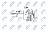 NPZ-TY-056 NTY Gelenksatz, Antriebswelle FüR Toyota