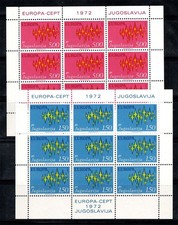 Yougoslavie 1972 Mi. 1457-1458 Mini Feuille 100% Neuf ** Europa cept