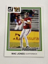 2021 Panini Chronicles Draft Picks Football Green #40 - Mac Jones RC - Alabama