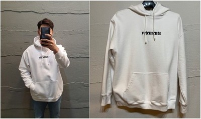 vetements Weiße Logo-Hoodie-Patch 5326906463 16556855