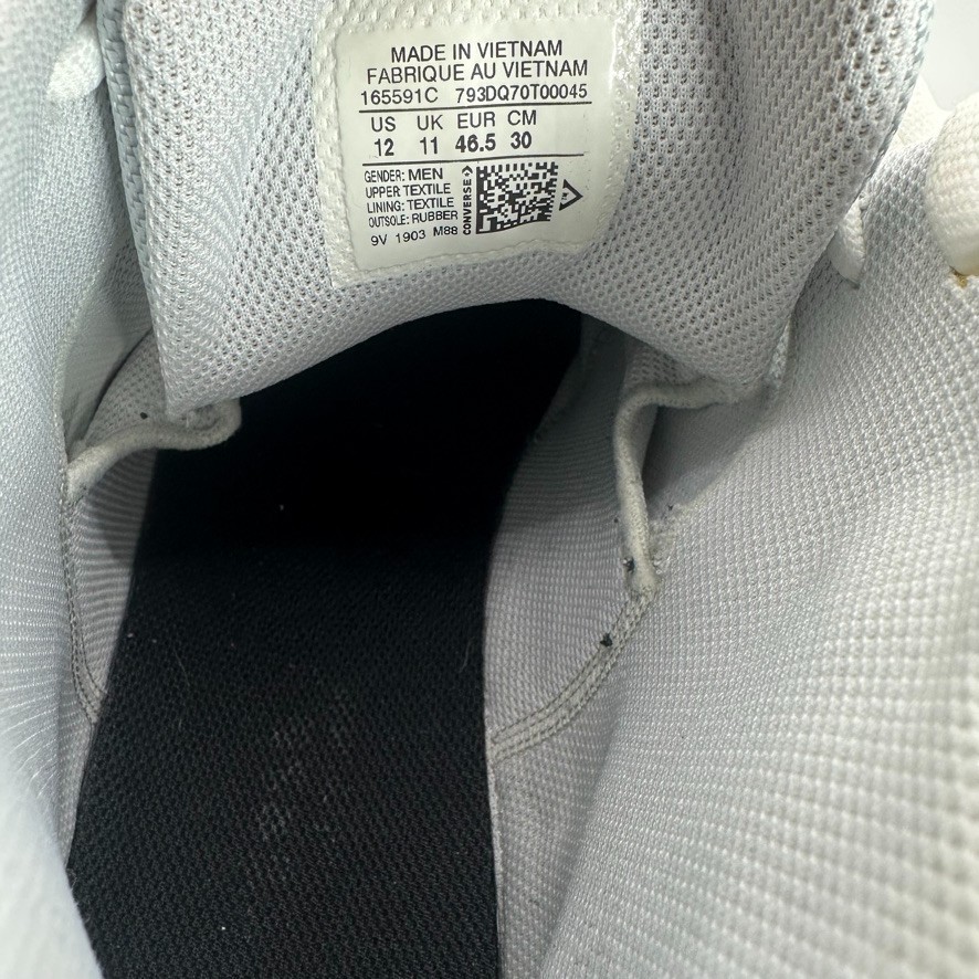 Converse Star Series Shoes Mens Size 12 Tinker Hatfield High Top Sneakers Gray thumbnail 10