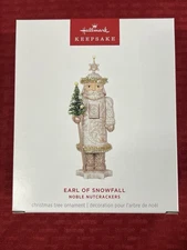 HALLMARK 2024  NOBLE NUTCRACKERS EARL OF SNOWFALL # 6 SERIES ORNAMENT