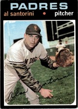 1971 Topps Al Santorini San Diego Padres #467