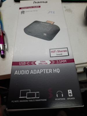 Hama Audio-Adapter USB-C auf 3,5mm Klinke AUX + Mikrofon + EQ Stereo Smartphone