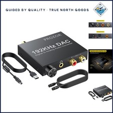 Versatile Audio DAC Converter for Coaxial and Toslink with Volume Control