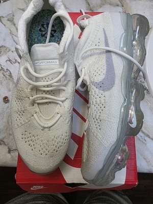 Nike Air VaporMax 2023 Flyknit Low Top Sneaker White Pure Platinum DV6840-100