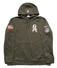 Nike Denver Broncos Salute To Service Hoodie Sweatshirt. Mens XL. Green.