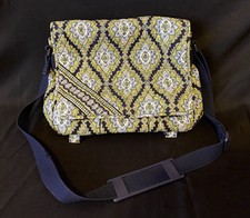 VERA BRADLEY Quilted Messenger Overnight Bag Crossbody Retired Cambridge