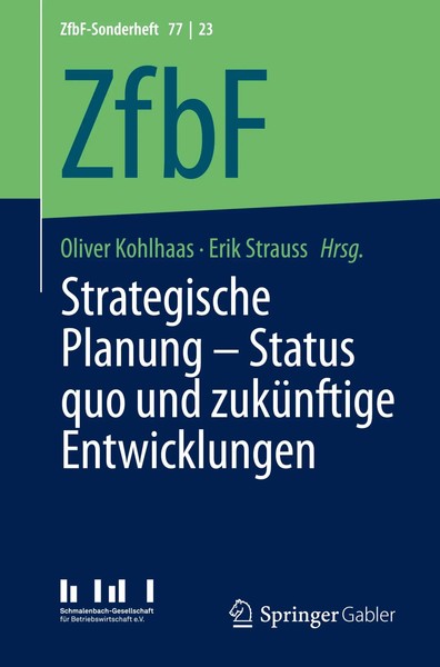 Strategische Planung - Status Quo Und ZuküNftige Entwicklungen Kohlhaas (U. A.)-image