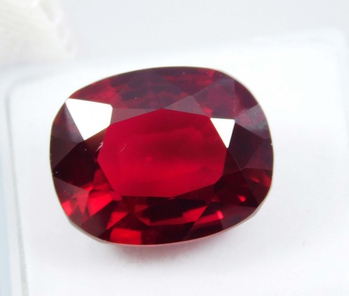 Certified 22.80 Ct Natural Burma Pigeon Blood Red Ruby Loose Gemstone Unheated - Picture 5 of 8