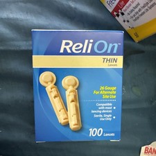 ReliOn Thin Lancets - 26 Gauge - 100 Count 8-27