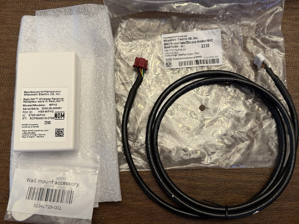 Mitsubishi RedLink MHK2 Wireless Remote Controllers & Receiver Thermostat Kits - Image 4 of 4