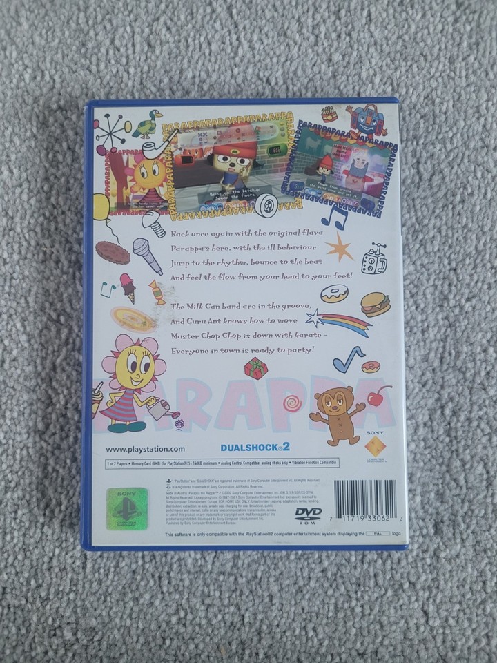 Parappa the Rapper Complete with Manual + Map - PS2 UK PAL | eBay UK