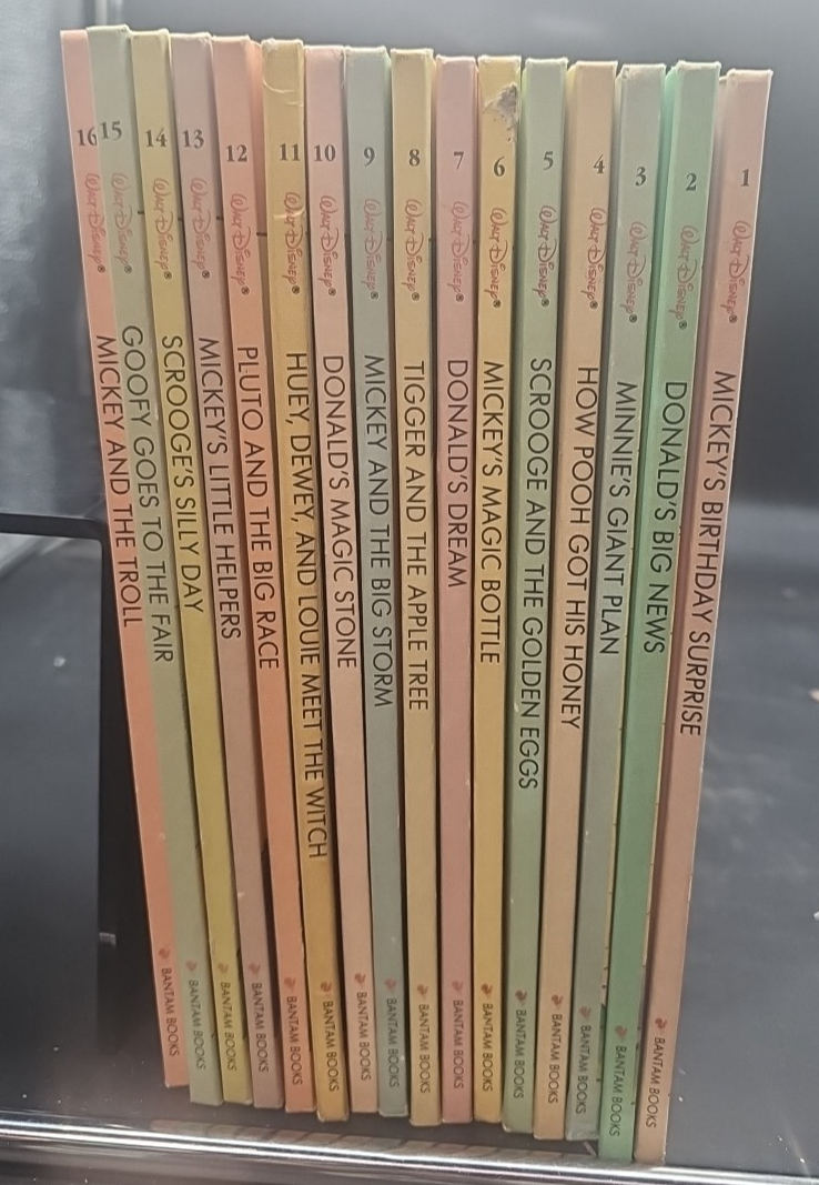 Disney Mickey's Young Readers Library Volume 1-16 Books 1990