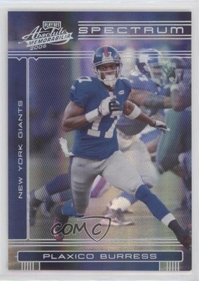 2006 Playoff Absolute Memorabilia Spectrum Silver /100 Plaxico Burress #105 s7f