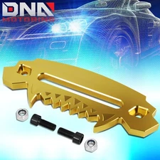 10"ALUMINUM DEVIL SKULL HAWSE FAIRLEAD FOR SYNTHETIC WINCH ROPE GUIDE 4X4 GOLD