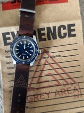 Traska Freediver V7 Automatic Dive Watch, No Date, Chaouen Blue , 200M WR W/ Box