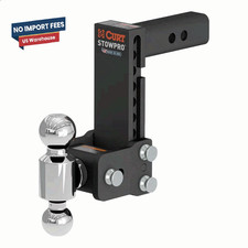 Curt 45962 Stowpro Adjustable Ball Mount 2 Shank Dual Ball 7 Drop 10k Usa Curt 45962 Stowpro Adjustable Ball Mount 2 Shank Dual Ball 7 Drop 10k Usa