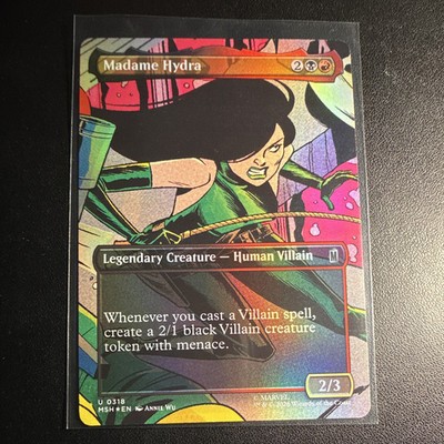 Wizards of the Coast Madame Hydra 0318 Uncommon Black/Red Foil Full Art ENG