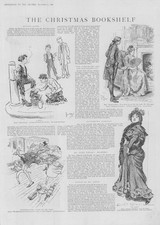 1896 CHRISTMAS Bookshelf Gutter-Snipes May Goldsmiths Comedies Jacobs (295)