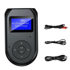 3 in1 Bluetooth 5.0 Transmitter Receiver Wireless Audio 3.5mm Adapter for TV PC
