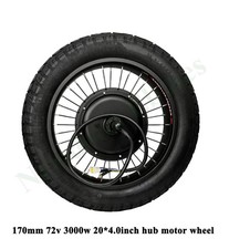 US stock: 170/190mm 72V 3000/5000W hub motor ...