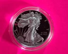 2021-W Proof American Silver Eagle Type 1 Dollar $1 Box COA US  OGP