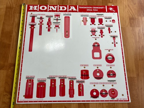 Honda Transmission Crankshaft 1 Special Tools Display Sign For Peg Board