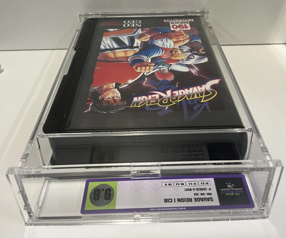 SAVAGE REIGN - SNK NEO GEO NEOGEO AES RARE NTSC USA 1995 ORIGINAL TGM GRADED 9.6 - Immagine 4 di 4