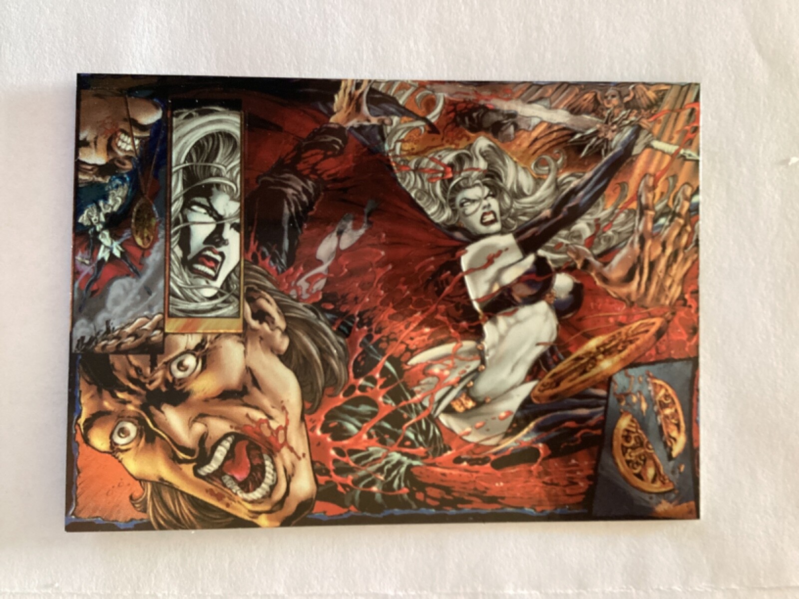 1999 Lady Death Night Gallery Metal Tex Trading cards - you pick the card - Picture 2 of 51