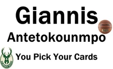 You Pick Your Cards Giannis Antetokounmpo Milwaukee Bucks - Basketball Selection