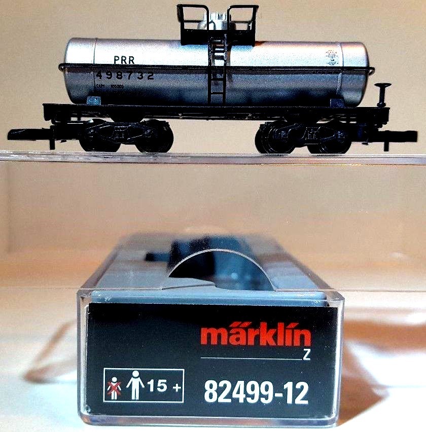Z Scale Marklin Mini-Club 82499-12 PRR 39' Single Dome Tank Car