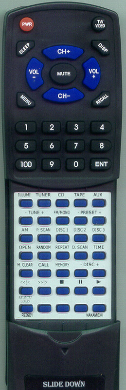 A769　Nakamichi 　ナカミチ　 Sound Space8 　リモコン Replacement Remote for NAKAMICHI SOUNDSPACE 5 Main | eBay