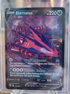 Eternatus V 116/189 Darkness Ablaze - NM Ultra Rare Pokemon Card 
