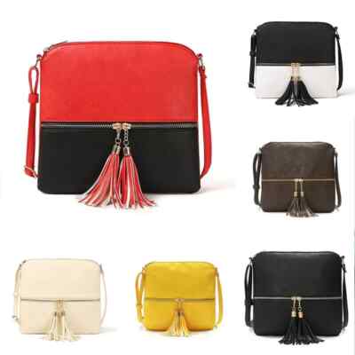 Damen Umhängetasche Messenger Bag Frauen Schulter über Taschen abnehmbare Handtaschen