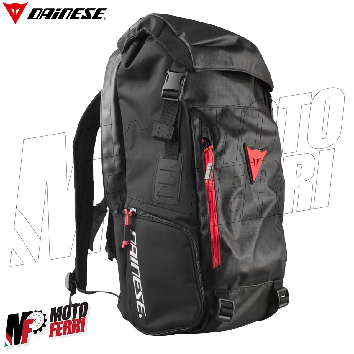 Mf4654 Motorcycle Waterproof Dainese D-Throttle Backpack Black 28l