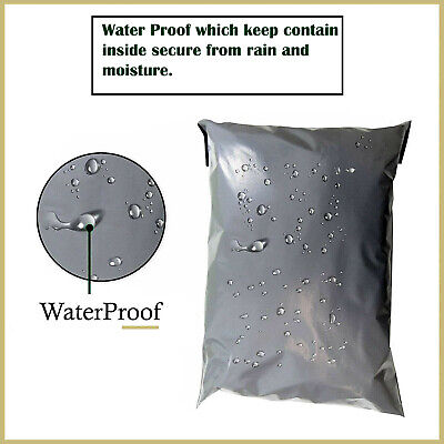 Buy Grey Mailing Postage Bags Large Strong Poly Self Seal Plastic Postal Waterproof