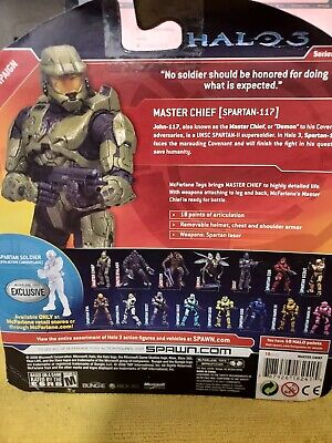 HALO 3 SERIES 2 MASTER CHIEF SPARTAN 117 HALO 3 MASTER CHIEF 117 SERIES 2  NEW