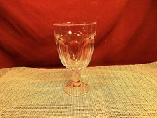 Circleware Crystal Nice Heavy 16 oz Iced Tea Goblet Colonial Panel Style 7 1/8"