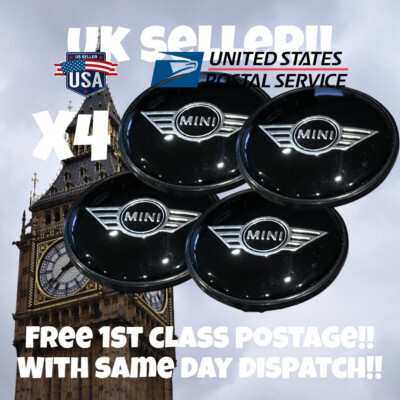 Mini Winged Caps X4 Wheel Center Hub Cap Car Logo JCW 54mm Cooper 36131171069