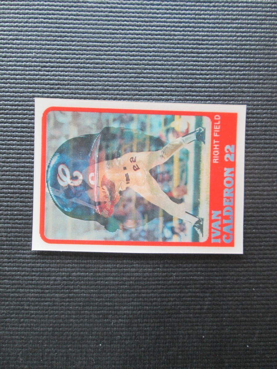 スポーツ選手 1988 BASEBALL CARD No.166 1988 Sportflics Ivan Calderon #166 Chicago White Sox | eBay