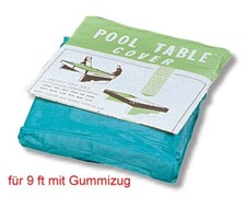 Abdeckplane mit Gummizug für 9 ft Billardtis...
