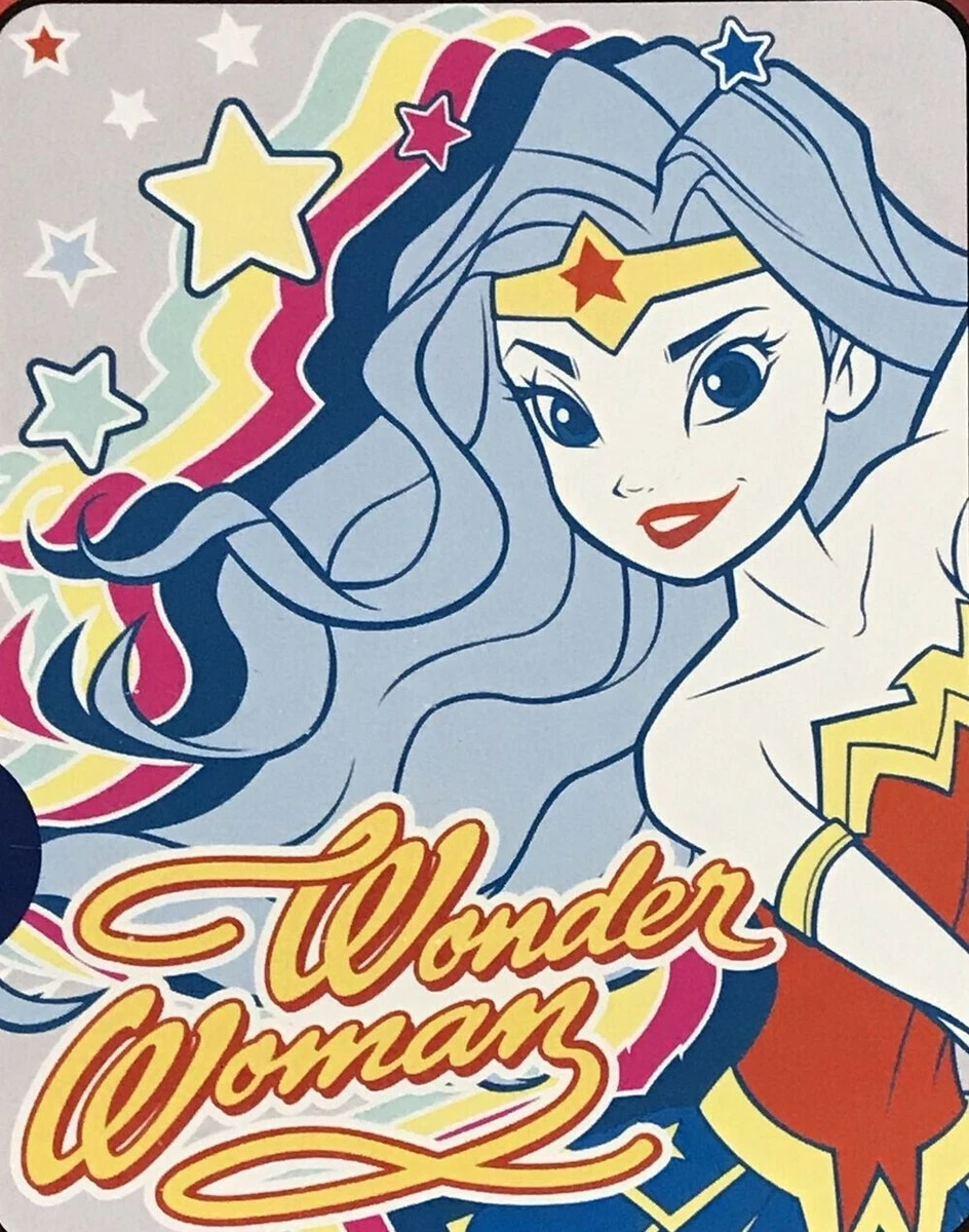 Wonder Woman Throw Blanket 40X50 Silky Soft Jet Setter Amazon Warrior Princess